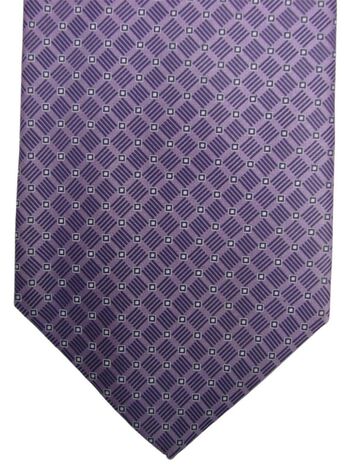 FRANGI Mens Tie Lilac Squares