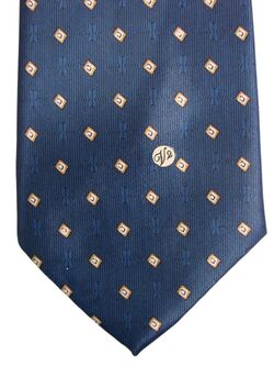 VERSACE CLASSIC V2 Mens Tie Blue - Squares