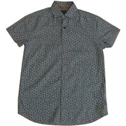 STEEL & JELLY Shirt Mens 14.5 S Blue  - Polka Dots SHORT SLEEVE LIGHTWEIGHT