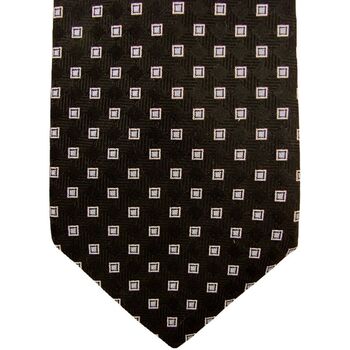 TOMMY HILFIGER Tie Black - Blue & White Squares