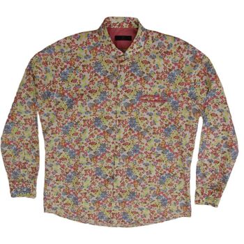 R2 WESTBROOK Shirt Mens 16.5 XL Multi-Coloured Flowers NEW