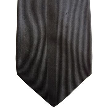 DUCHAMP LONDON Tie Mens Tie Black - 4 Square Design