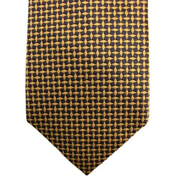 CHARLES TYRWHITT Mens Tie Light Orange - Diamonds NEW