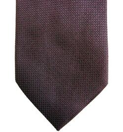 ERMENEGILDO ZEGNA Mens Tie Dark Burgundy NEW