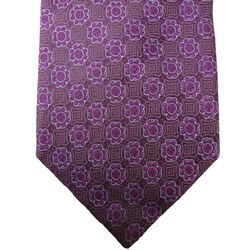 CHARLES TYRWHITT Mens Tie Purple Flowers NEW