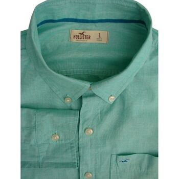 HOLLISTER Shirt Mens 16.5 L Turquoise