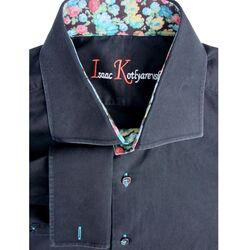 ISAAC KOTLYAREVSKY Shirt Mens 16.5 L Black