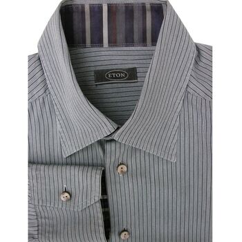 ETON Shirt Mens 15.5 M Grey – Stripes