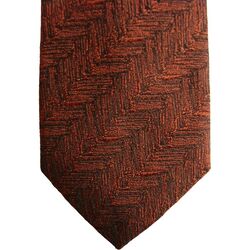 TED BAKER Mens Tie Dark Brown ULTRA SKINNY NEW