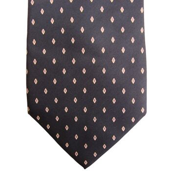 HILDITCH & KEY Mens Tie Dark Blue - Diamonds