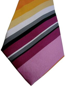JOHN FRANCOMB TM LEWIN Mens Tie Multi-Coloured Stripes SKINNY NEW