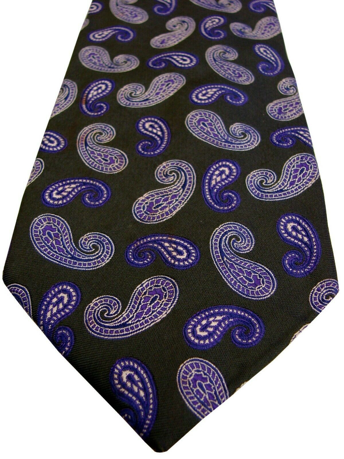 RICHARD JAMES Mens Tie Blue - Purple Tear Drops - Brandinity